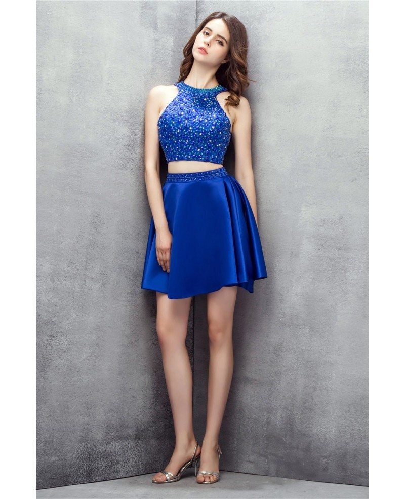 Short Royal Blue Prom Dresses